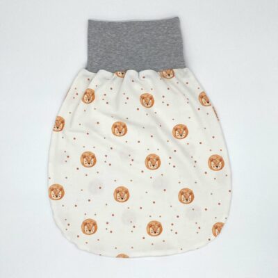 Strampelsack_Jersey_Löwenbaby_Weiss_Tiere_01