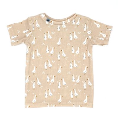 T-Shirt_Rippjersey_Gänse_Creme_Tiere_Natur_01