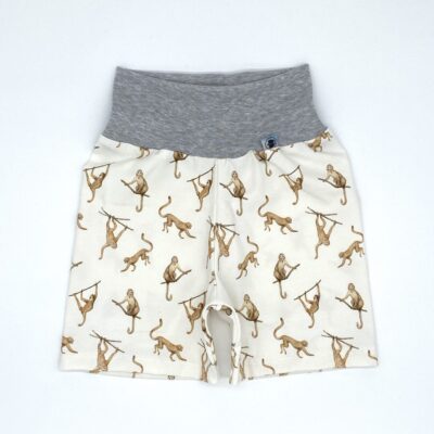 kurze-Hose_Jersey_Äffchen_Weiss_Tiere_01