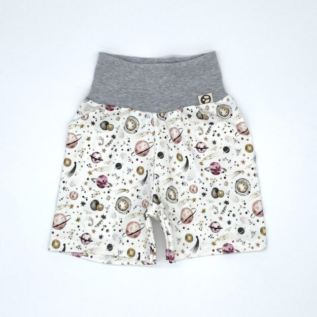 Kurze Hose Jersey Planeten & Sterne | für Babys & Kleinkinder
