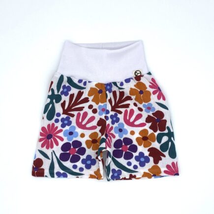 Kurze Hose Musselin Blumengarten