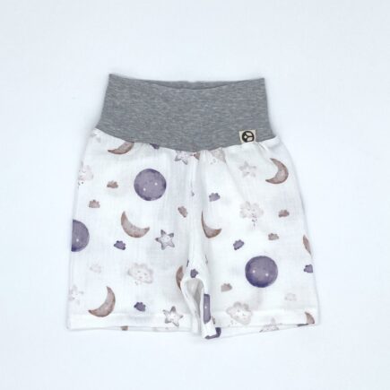 Kurze Hose Musselin Himmelszelt