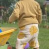 Kurze Hose Musselin Zitrone | für Babys & Kleinkinder